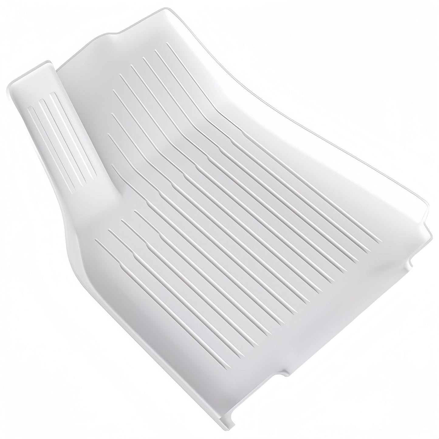 For 2019-2024 Tesla MODEL 3/MODEL Y White 3D Carpet TPE Car Floor Mat