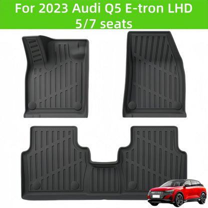 Audi Q5 E-tron LHD 2023 Car Floor Mat/Rear Trunk Mat TPE