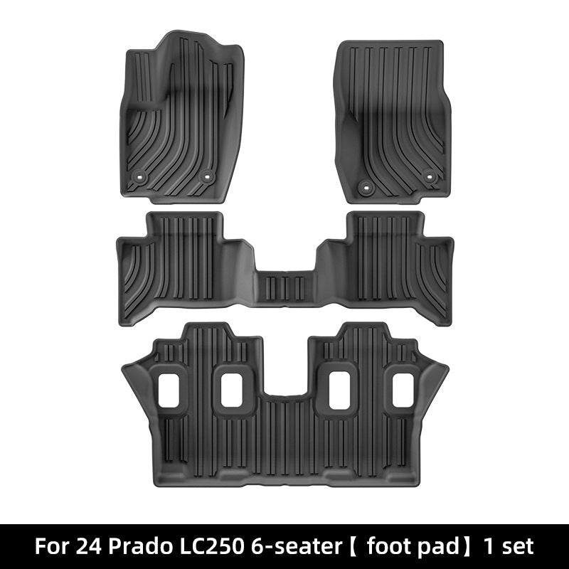 For 2024 Toyota  Land Cruiser LC250 TPE Car Floor Mat/Rear Trunk Mat