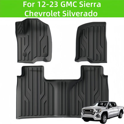 GMC Sierra/Chevrolet Silverado 2012-2023 TPE Car Floor Mat