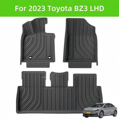 For 2023 Toyotia BZ3 LHD 3D TPE Car Floor Mat/Rear Trunk Mat