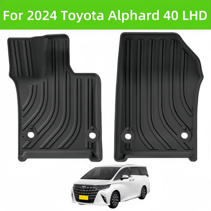 For 2024  Toyota Alphard 40seriesLHD TPE Car Floor Mat/Rear Trunk Mat