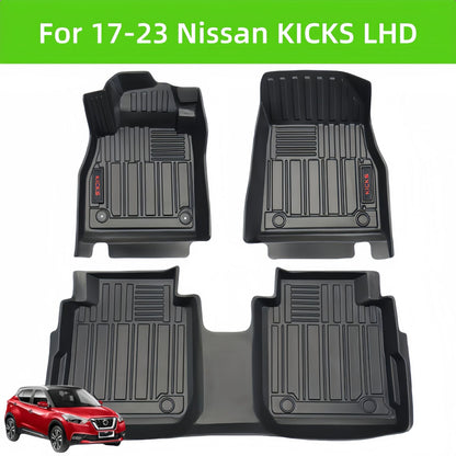 For 2017-2023 Nissan KICKS LHD TPE Car Floor Mat/Rear Trunk Mat