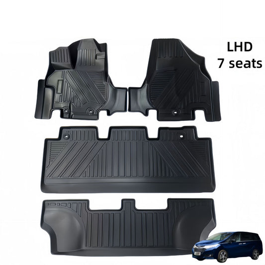 For 2013- 2017 Honda Odyssey Carpet TPE Car Floor Mat/Rear Trunk Mat