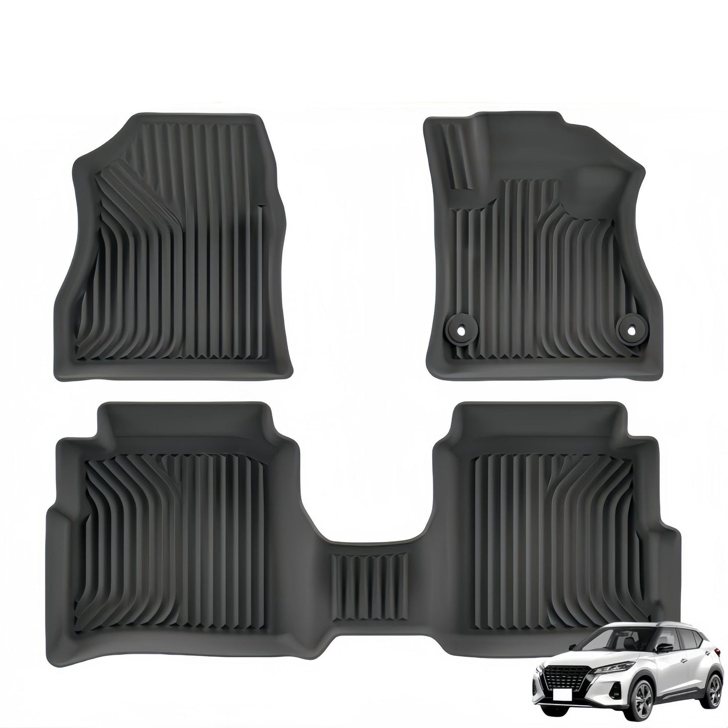 For 2022-2024 Nissan Kicks P15 Series E-Power HEV RHD TPE Car Floor Mat