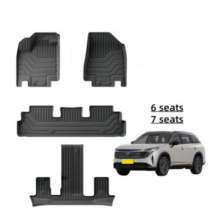 For 2024 Nissan PATHFINDER TPE Car Floor Mat/Rear Trunk Mat