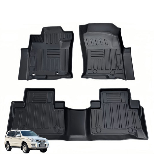 For 2003-2009 Toyota PRADO FJ120 LHDRHD TPE Car Floor Mat/Rear Trunk Mat