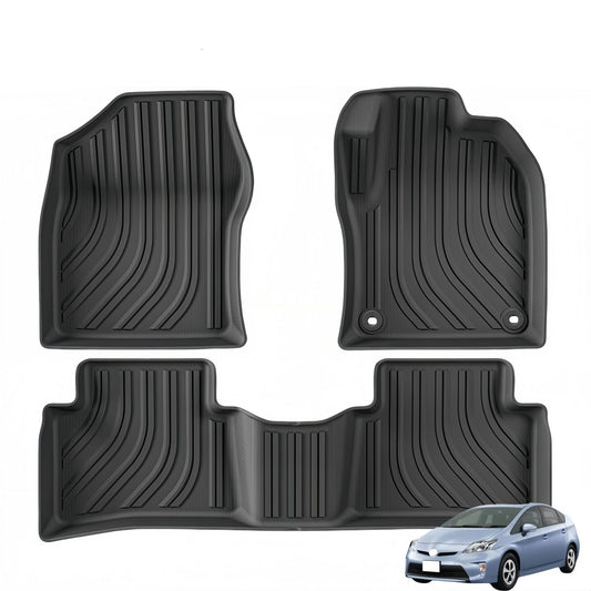 For 2017- 2022 Toyota Prius 50 RHD HEV TPE Car Floor Mat/Rear Trunk Mat