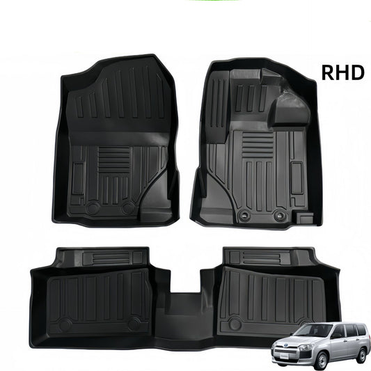 For 2014-2024 Toyota Probox Hybrid RHD Waterproof TPE 3D Car Floor Mat