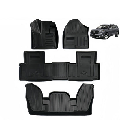 For 2023+ Honda Pilot LHD 7 Passenger Car Carpet TPE Car Floor Mat