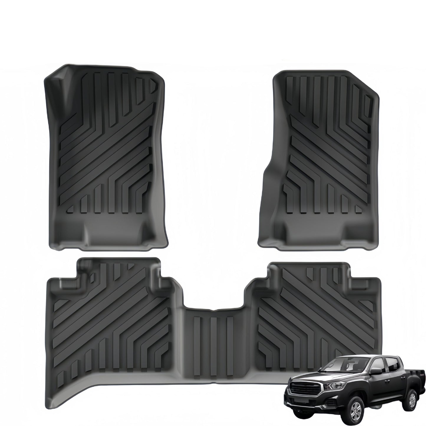 Chevrolet S10 MAX /MAXUS T60/T70/T90 2024 TPE Car Floor Mat
