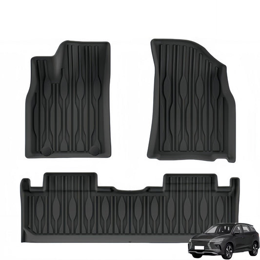 For 2025 BYD Sea Lion 05 DM-i TPE Car Floor Mat/Rear Trunk Mat