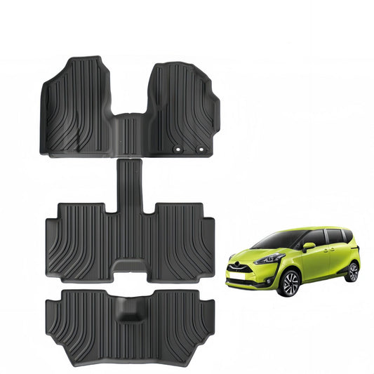 For 2016-2021 Toyota Sienta 170 Series RHD TPE Car Floor Mat/Trunk Mat