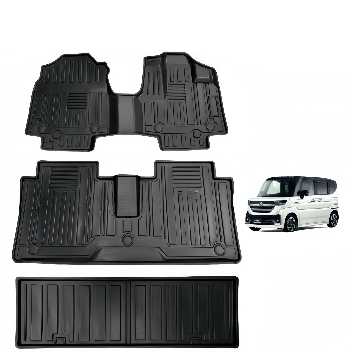 For 2023 Suzuki Spacia Mk54s/MK94s TPE Car Floor Mat/Trunk Mat