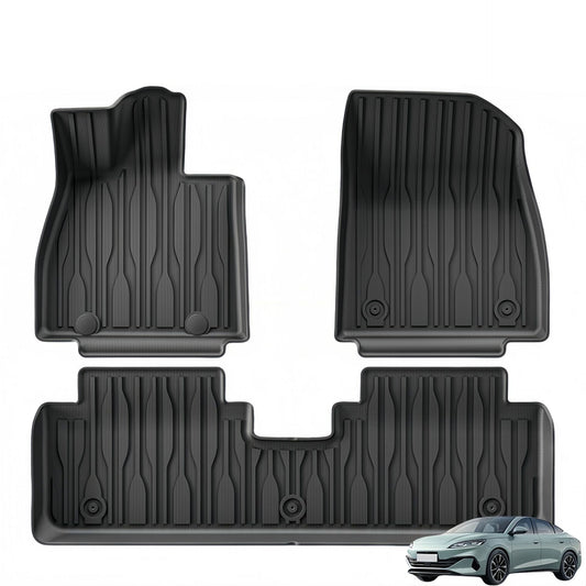 For 2024 BYD Seal 06 DM-I TPE Car Floor Mats Rear Trunk Mats