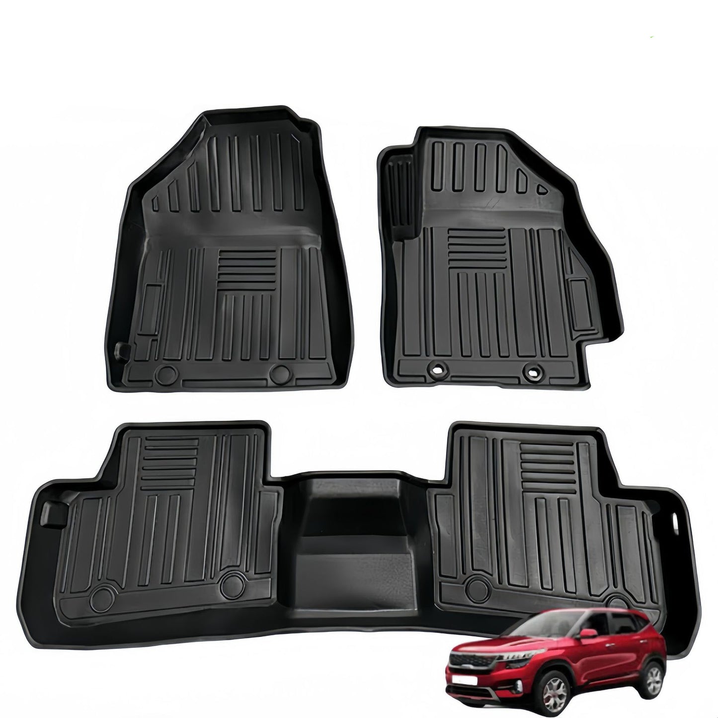 For 2019 KIA Seltos RHD Car Waterproof Carpet TPE Car Floor Mat