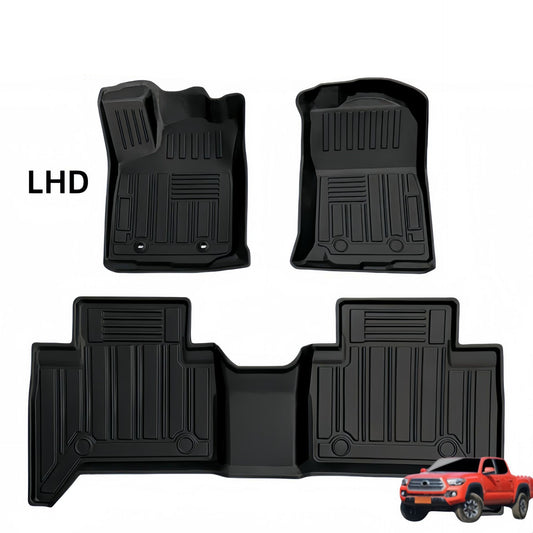 For 2016- 2023 TOYOTA TACOMA Waterproof Carpet TPE Car Floor Mat