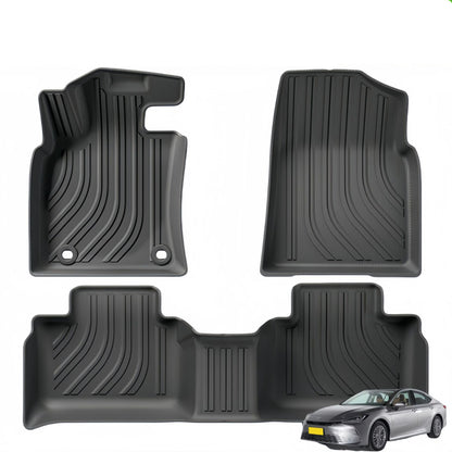 For 2024 Toyota Camry XV80 9th Fuel/Hybrid LHD 3D TPE Car Floor Mat