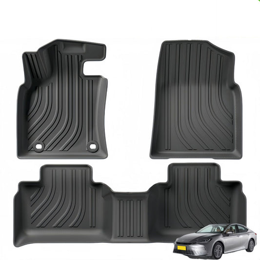 For 2024 Toyota Camry XV80 9th Fuel/Hybrid LHD 3D TPE Car Floor Mat