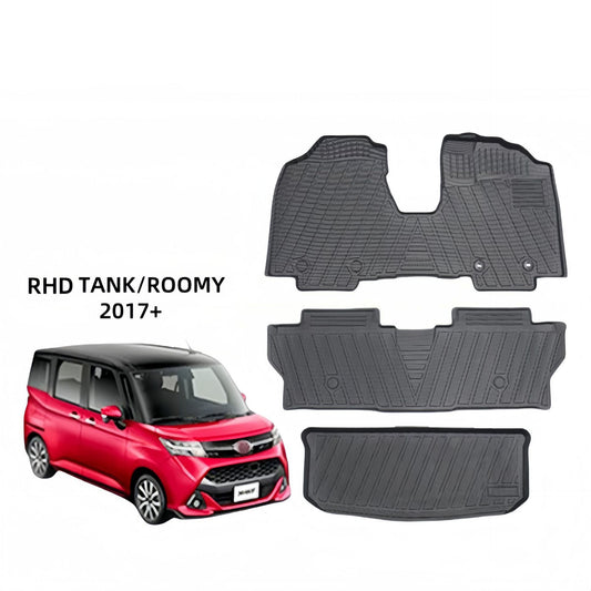 For 2017-2024 Toyota Tank/Roomy TPE Waterproof Non-slip Car Floor Mat