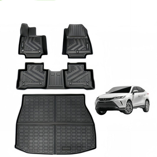For 2022 Toyota Venza hybrid LHD TPE Car Floor Mat/Rear Trunk Mat