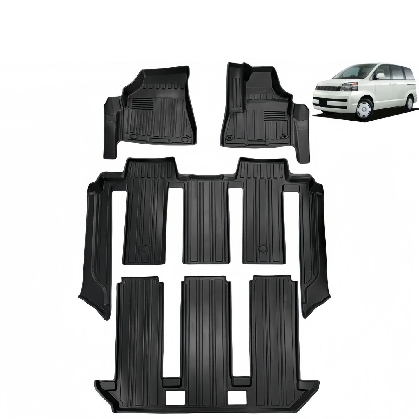 TPE Car Floor Mats For Toyota Noah Voxy90 Series Carpet Trunk Mats