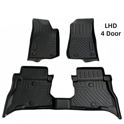 For 2021 Jeep Wrangler 4XE LHD TPE Car Floor Mat/Rear Trunk Mat