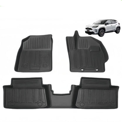 For 2020-2022 Toyota Yaris Cross waterproof Carpet 3D TPE Car Floor Mat