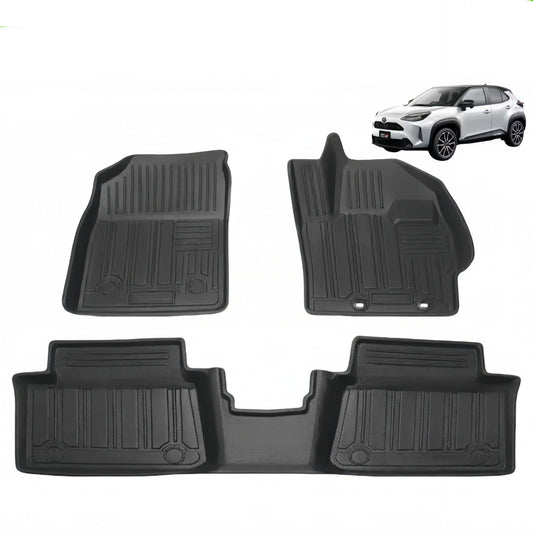 For 2020-2022 Toyota Yaris Cross waterproof Carpet 3D TPE Car Floor Mat